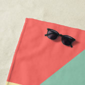 Gezinsfoto Zachte kleuren geometrisch Strandlaken (In situ)