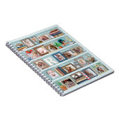 Gezinsfotocollage Beach Bookcase, speciaal geperso Notitieboek (Rechterzijde)
