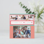 Gezinsfotocollage: blijf thuis bij het liefdesberi (Staand voorkant)