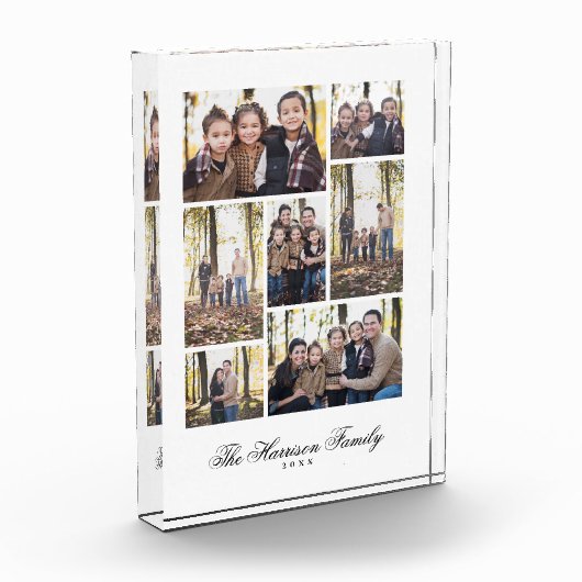 Gezinsfotocollage Fotoblokken (Links)