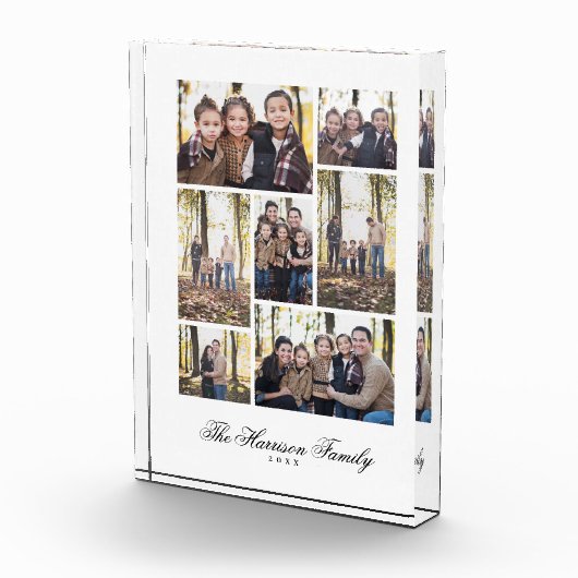 Gezinsfotocollage Fotoblokken (Rechts)