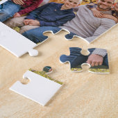 Gezinsfotocollage, speciaal aangepast legpuzzel (Zijkant)