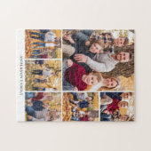 Gezinsfotocollage, speciaal aangepast legpuzzel (Horizontaal)