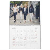Gezinsfotokalender, bewerkbare aangepaste agenda kalender (Mar 2027)