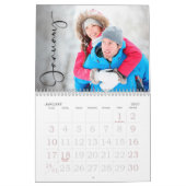 Gezinsfotokalender, bewerkbare aangepaste agenda kalender (Jan 2027)