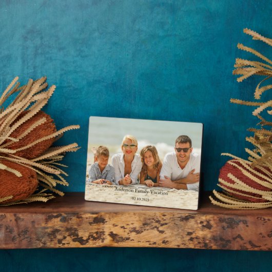 Gezinsfotovakantie Fotoplaat (Zijkant)