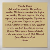 Gezinsgebed Poster (Voorkant)