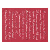 Gezinsgebed Tafelkleed (Voorkant (Horizontaal))