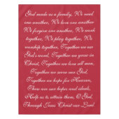 Gezinsgebed Tafelkleed (Voorkant)