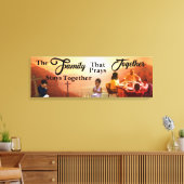 Gezinsgebeden Canvas Afdruk (Insitu (Woonkamer))