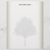 Gezinsgegevens Genealogie Fillable Form Sjabloon (Achterkant)