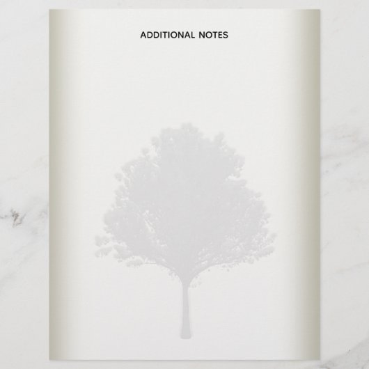 Gezinsgegevens Genealogie Fillable Form Sjabloon (Achterkant)