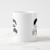 Gezinsgezichten Cartoon Grote Koffiekop (Voorkant)