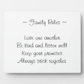 Gezinsgezinde gezegden fotoplaat (Voorkant)