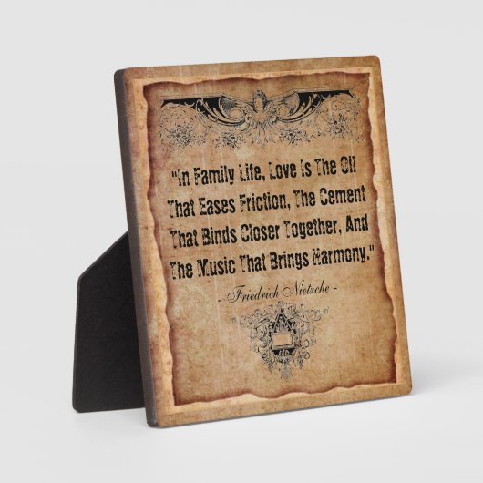 Gezinsgezinsleven Fotoplaat (Voorkant)