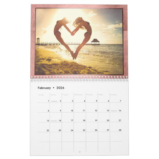 Gezinsgezinsleven | Koraaljaar in Afbeelding | 12  Kalender (Feb 2026)