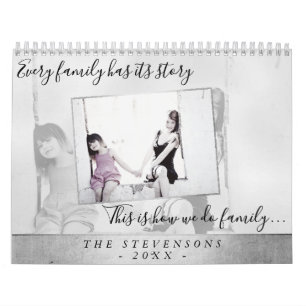 Gezinsgezinsleven   Zilver jaar in Afbeelding   12 Kalender