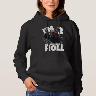 Gezinsglijdende monster van een vrachtwagen ... hoodie