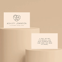 Gezinshart Logo Borstvoeding Deskundige borstvoedi Visitekaartje