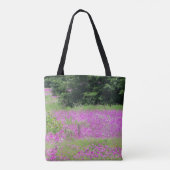 Gezinshart op een canvas tas die overal is bedrukt (Achterkant)