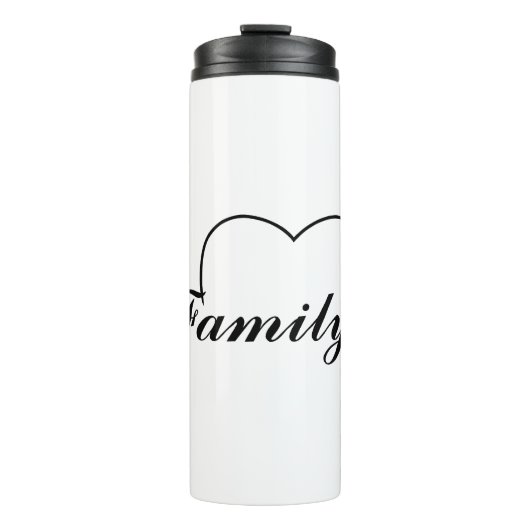 Gezinshart Thermosbeker (Voorkant)