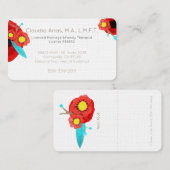 Gezinsherapste huwelijksliefde afsprakenkaartje (Voorkant / Achterkant)