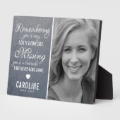 Gezinsherdenking | Fotoherdenking Fotoplaat (Zijkant)