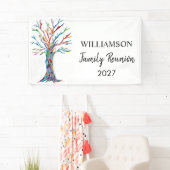 gezinshereniger gezinsherenigingsboombanner spandoek (Insitu)