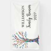 gezinshereniger gezinsherenigingsboombanner spandoek (Verticaal)