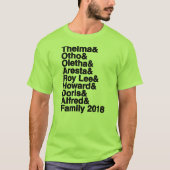 Gezinshereniging 2018 t-shirt (Voorkant)