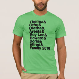 Gezinshereniging 2018 t-shirt