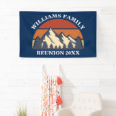 Gezinshereniging Aangepaste Natuur - Sunset Party Spandoek (Insitu)