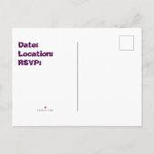 Gezinshereniging Aankondiging Colorful Letter T (Achterkant)