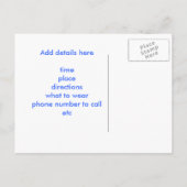 Gezinshereniging Aankondigingskaart (Achterkant)