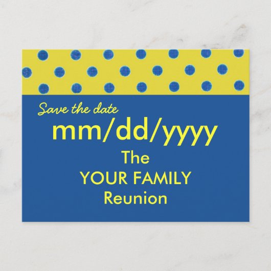 Gezinshereniging Aankondigingskaart (Voorkant)