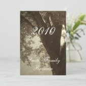 Gezinshereniging..Antiek Sepia Tone Kaart (Staand voorkant)