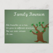 Gezinshereniging Briefkaart (Voorkant)