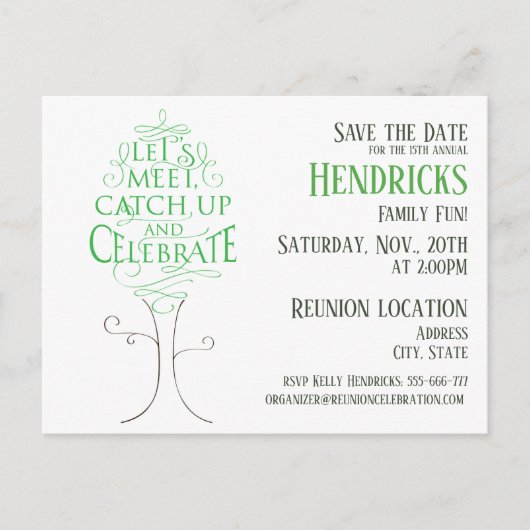 Gezinshereniging Briefkaart (Voorkant)