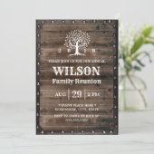 Gezinshereniging -  broze bijtende - familieboom kaart (Staand voorkant)