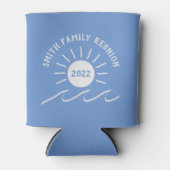 Gezinshereniging - Buiten - Zon bij Beach of Lake  Blikjeskoeler (Voorkant)