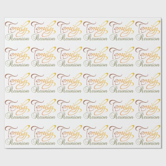 Gezinshereniging Cadeaupapier (Vlak)