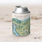 Gezinshereniging Camping Road Trip Personated Blikjeskoeler