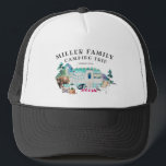 Gezinshereniging Camping Road Trip Personated Trucker Pet<br><div class="desc">Met een kampscène om aan de bijtende charme toe te voegen. Verander de Naam en de Datum van de Familie om het uw eigen douaneontwerp te maken. Dit ontwerp zal nooit uit stijl verdwijnen. Ideaal voor familiefoto's, reünpartijen, wegreizen en nog veel meer. Voeg uw douanetekst aan dit ontwerp toe door...</div>