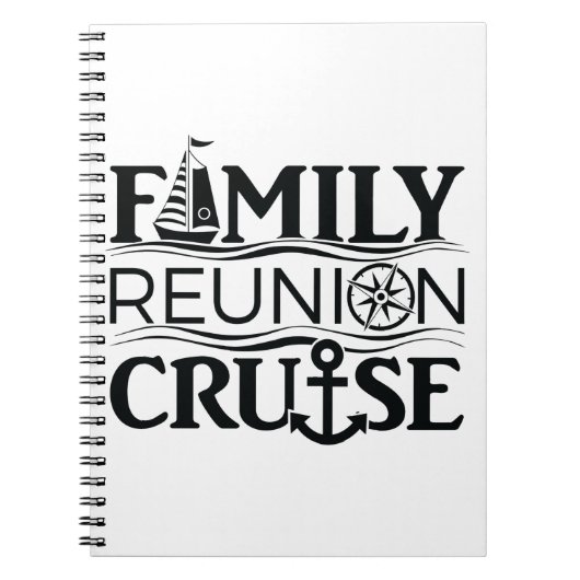 Gezinshereniging cruise notitieboek (Voorkant)