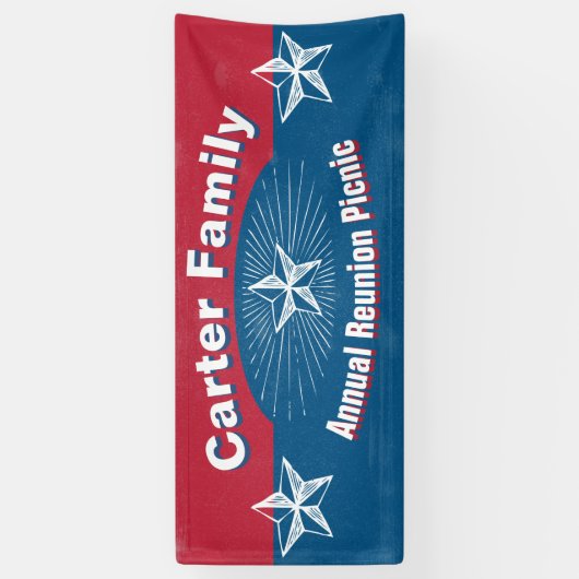 Gezinshereniging Evenement Picnic Spandoek (Verticaal)