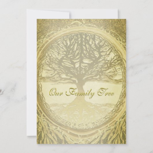 Gezinshereniging -  familieboom kaart (Achterkant)