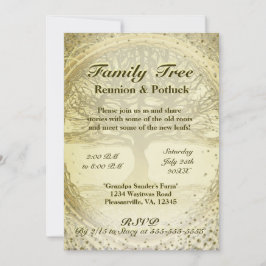 Gezinshereniging -  familieboom kaart