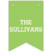 Gezinshereniging | Familiefoto's en naam op maat Vlaggetjes (Tweede vlag)