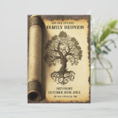 Gezinshereniging - familiestructuur Scroll Kaart (Staand voorkant)