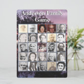 Gezinshereniging Foto Game Paarse Sunset and Trees (Staand voorkant)